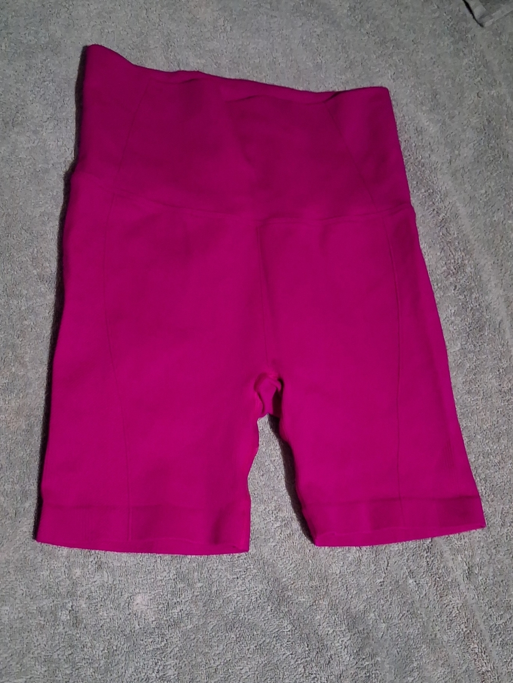 all in motion High-Waist Bike Shorts in Fuchsia